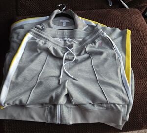 Peace Love World Gray Hoodie and Matching Pants